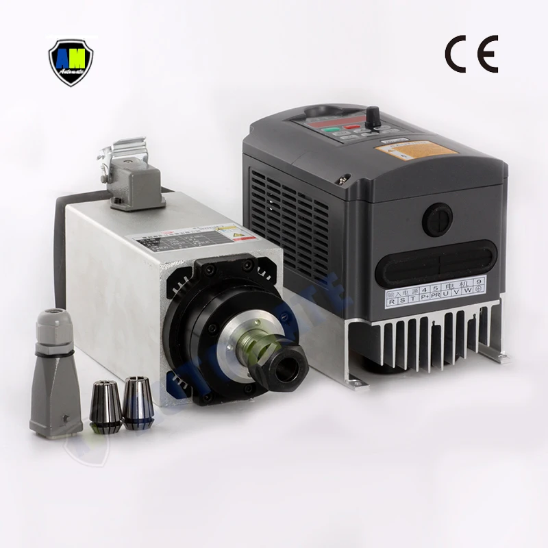 Шпиндель с ЧПУ электродвигатель переменного тока воздушным охлаждением 3 кВт 220 В