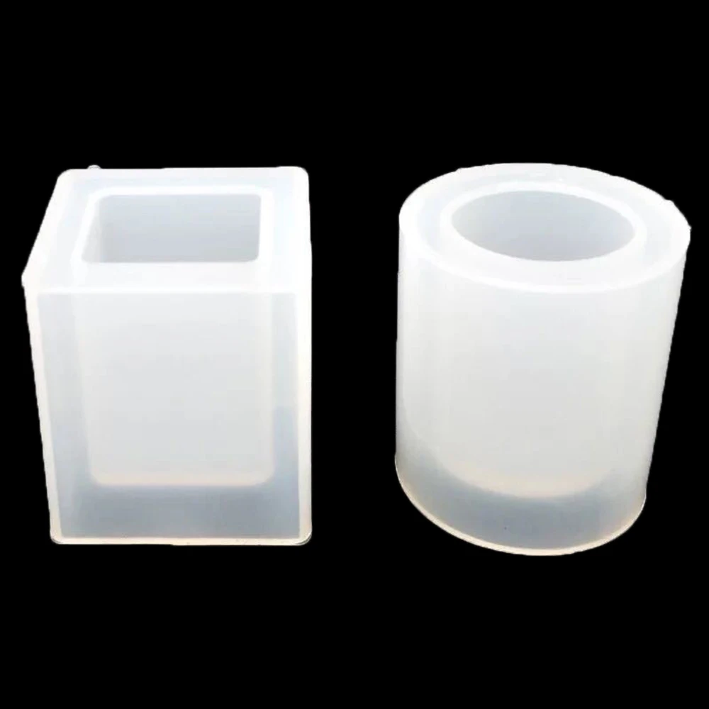 Новинка 3D круглая квадратная силиконовая форма для торта в форме свечи