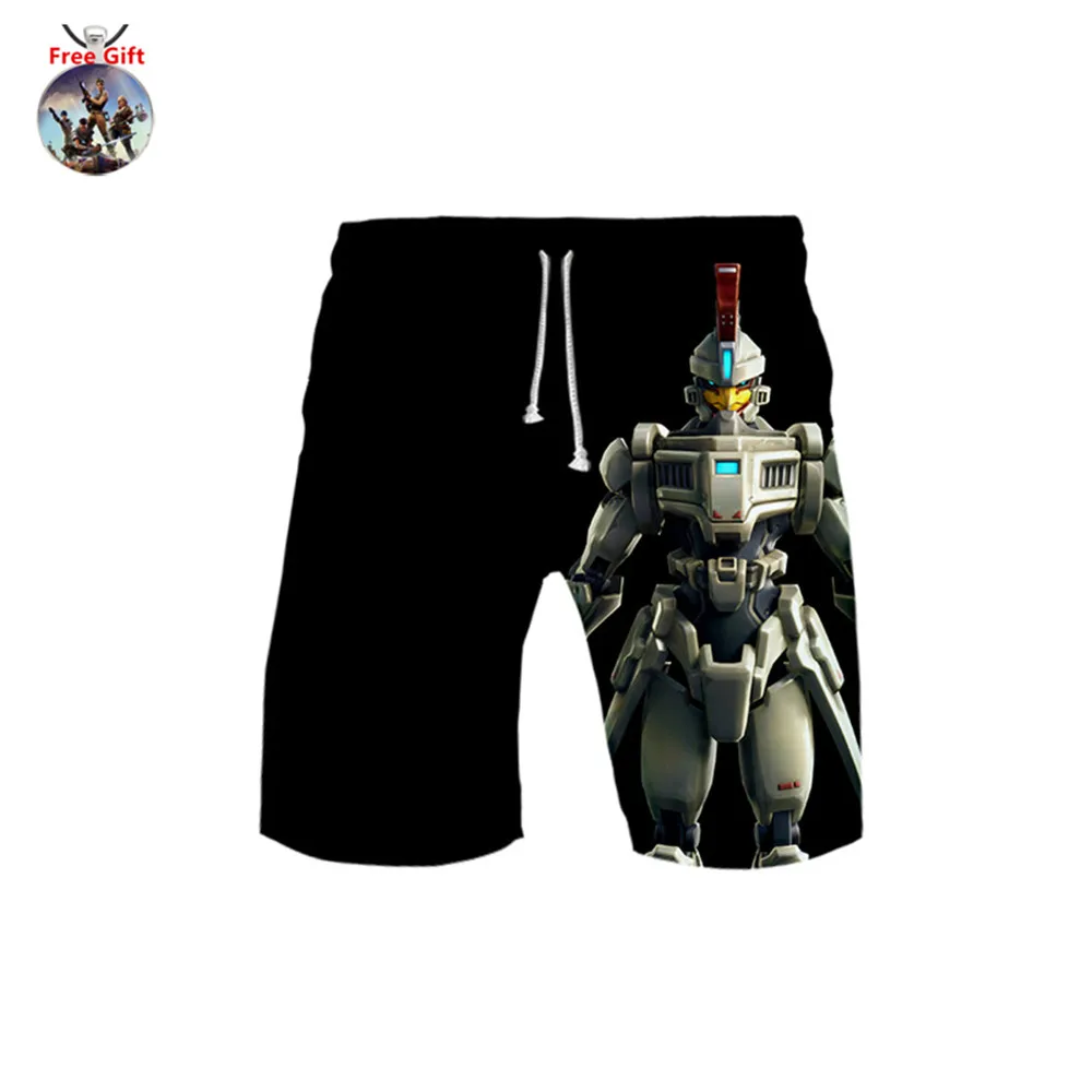 Хаки Kids Summer T Shirts Battle Royale Beach Short Pants Men T-shirt Game Season 9 Women Tee Black Knight Cosplay Costume Teenagers - Цвет: Хаки