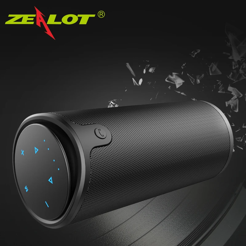 ZEALOT официальный S8 портативный динамик жесткое управление Bluetooth колонки HiFi 3D