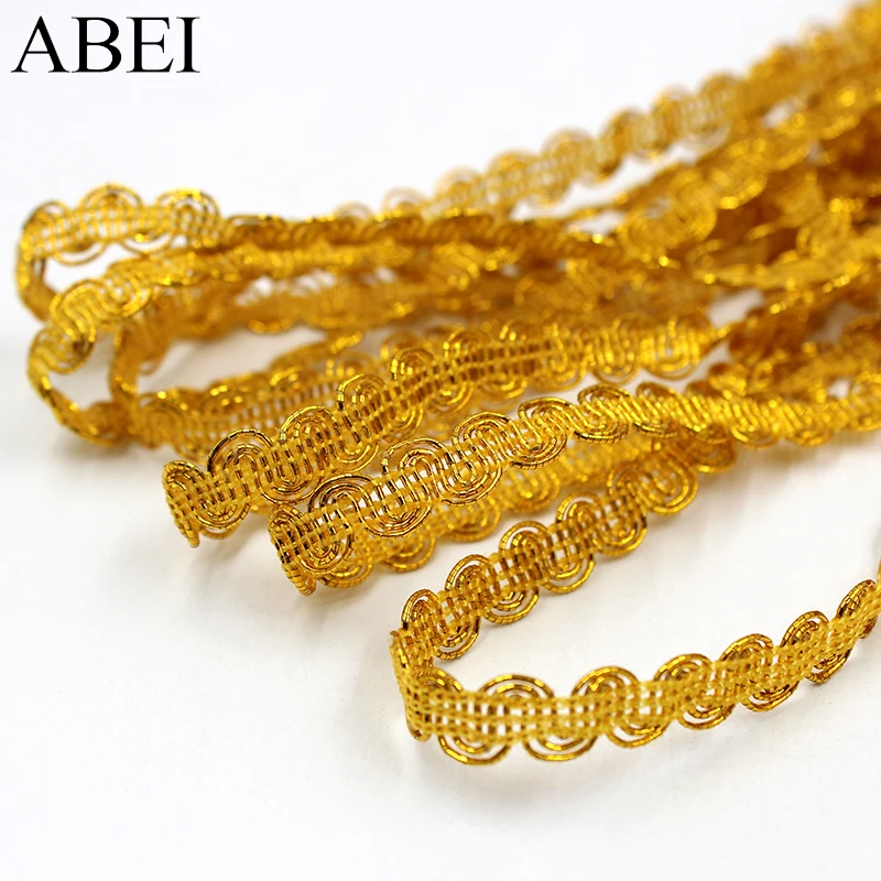 Золотое кружево 8 мм искусственное сделай сам для свадебной вечеринки