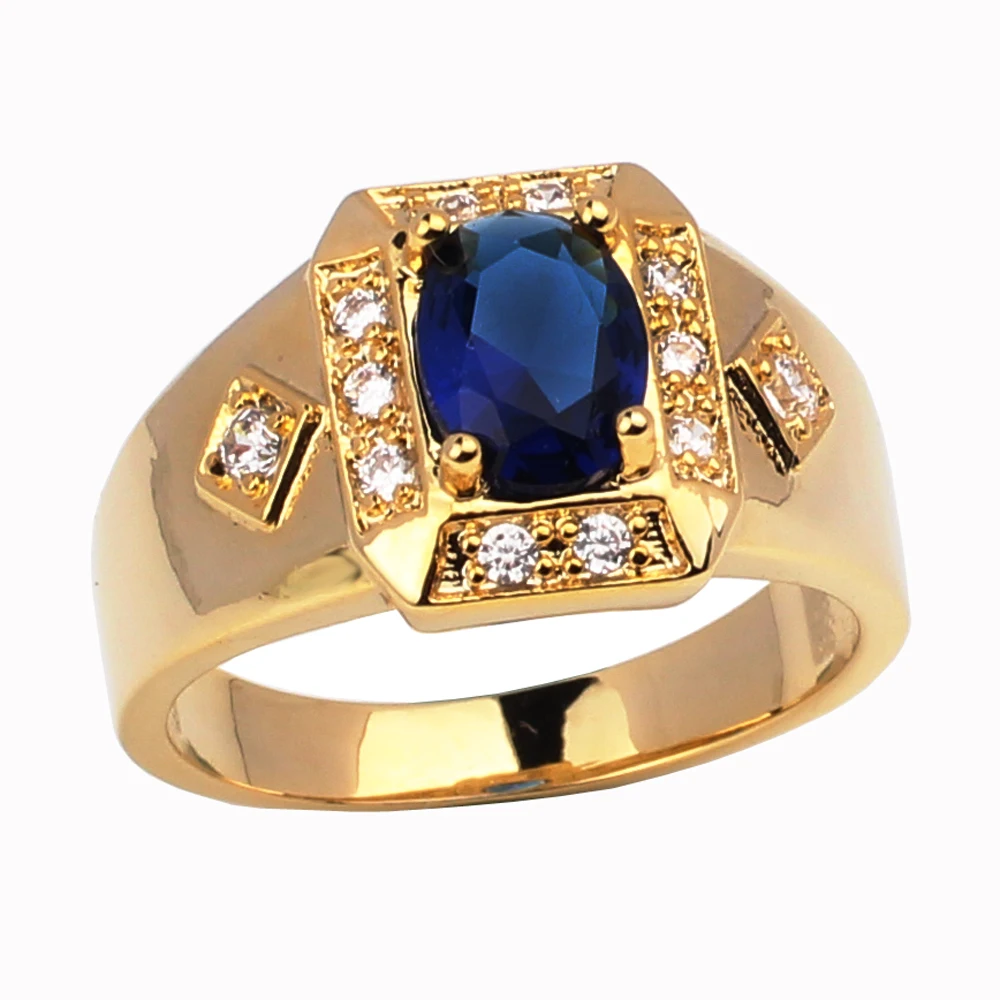 Модные ювелирные изделия кольцо золотого цвета для мужчин и женщин унисекс