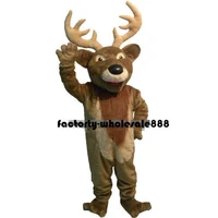 new adult best sale foam birthday deer cartoon mascot costume christmas fancy dress halloween mascot costume
