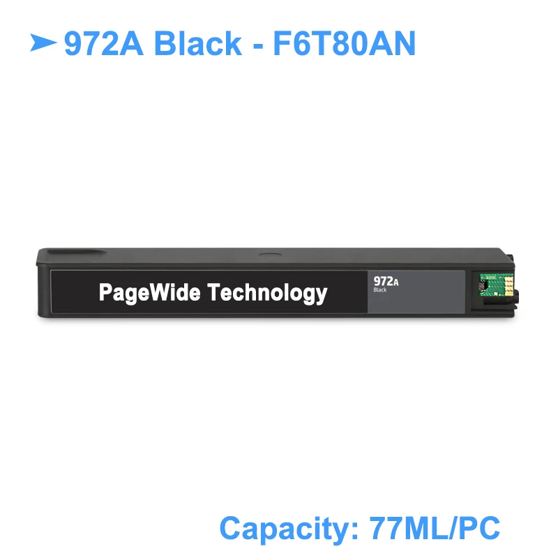[Сторонний бренд] для HP 972A 972 A сменный чернильный картридж PageWide Pro 352dw 452dn 452dw 377dw 477dn