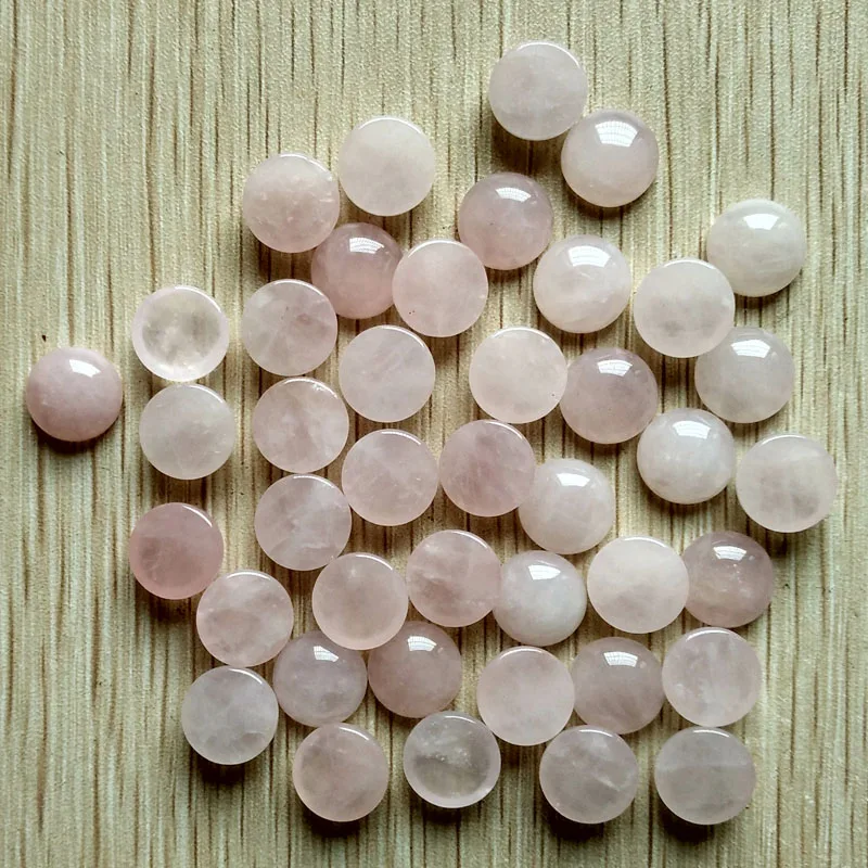 2018 fashion top quality natural stone pink round CAB CABOCHON beads for jewelry Accessories 12x12mm wholesale 50pcs/lot | Украшения и