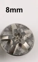 8mm head Titanium 6 шт./партия супер светильник M4x3mm TC4 титановый болт с головкой для ножей ручка Torx головка 8 мм 10 мм 12 мм - Цвет: 8mm head Titanium