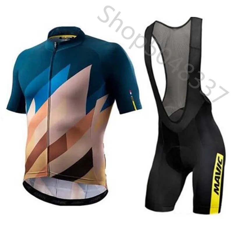 2019 Mavic Newest Cycling Clothing Bike Jersey Quick Dry Mens Bicycles Clothes Team T Shirts Gel Shorts Set |