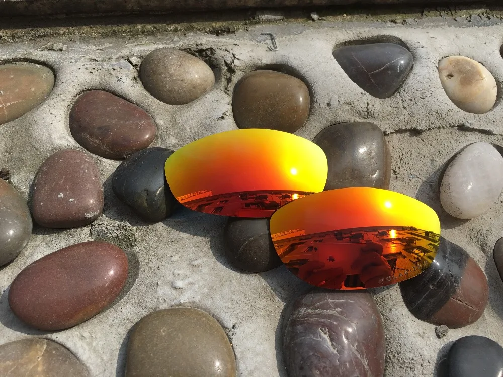 2 пары огненных и фиолетовых красных поляризованных сменных линз для очков Monster Dog