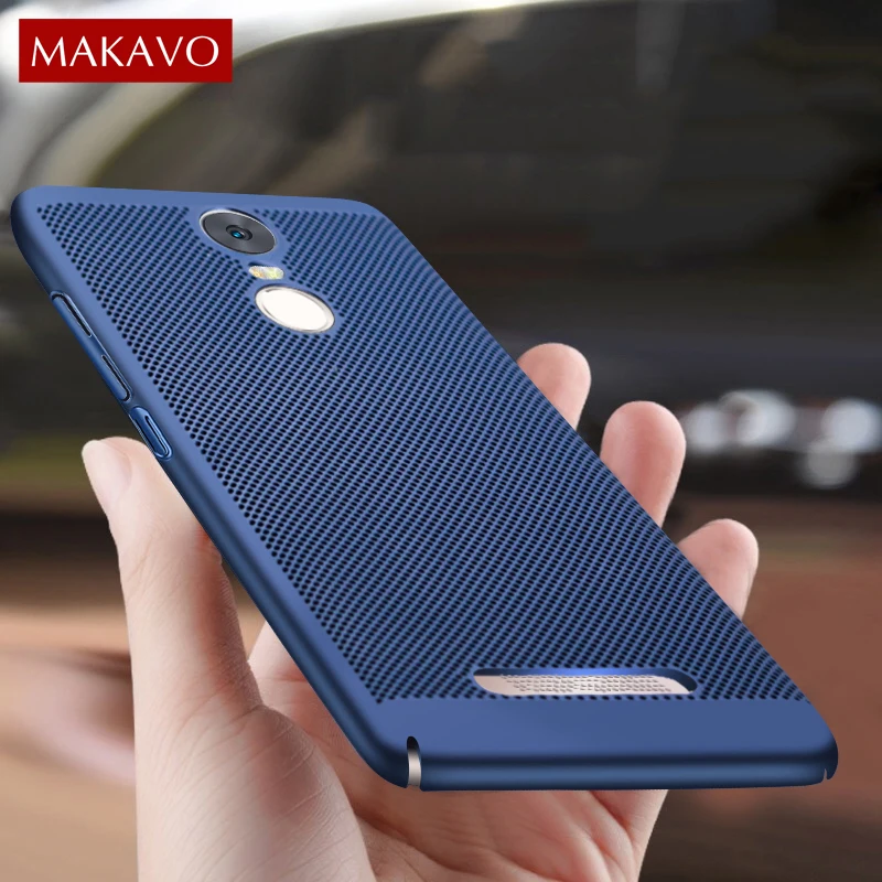 Новый чехол для Xiaomi Redmi Note 3 Pro сотовая задняя крышка рассеивание тепла охлаждение