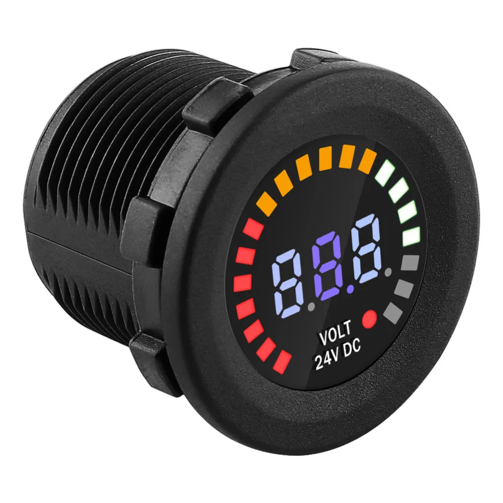 Автомобильный Вольтметр постоянного тока 24 В автомобильный Стайлинг