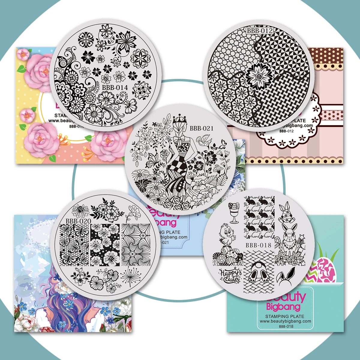 BEAUTYBIGBANG 6*12 см гвозди в стиле ретро штамповки пластины Дерево лист дизайн прямоугольник штамп маникюрный шаблон дизайн ногтей изображения пластины