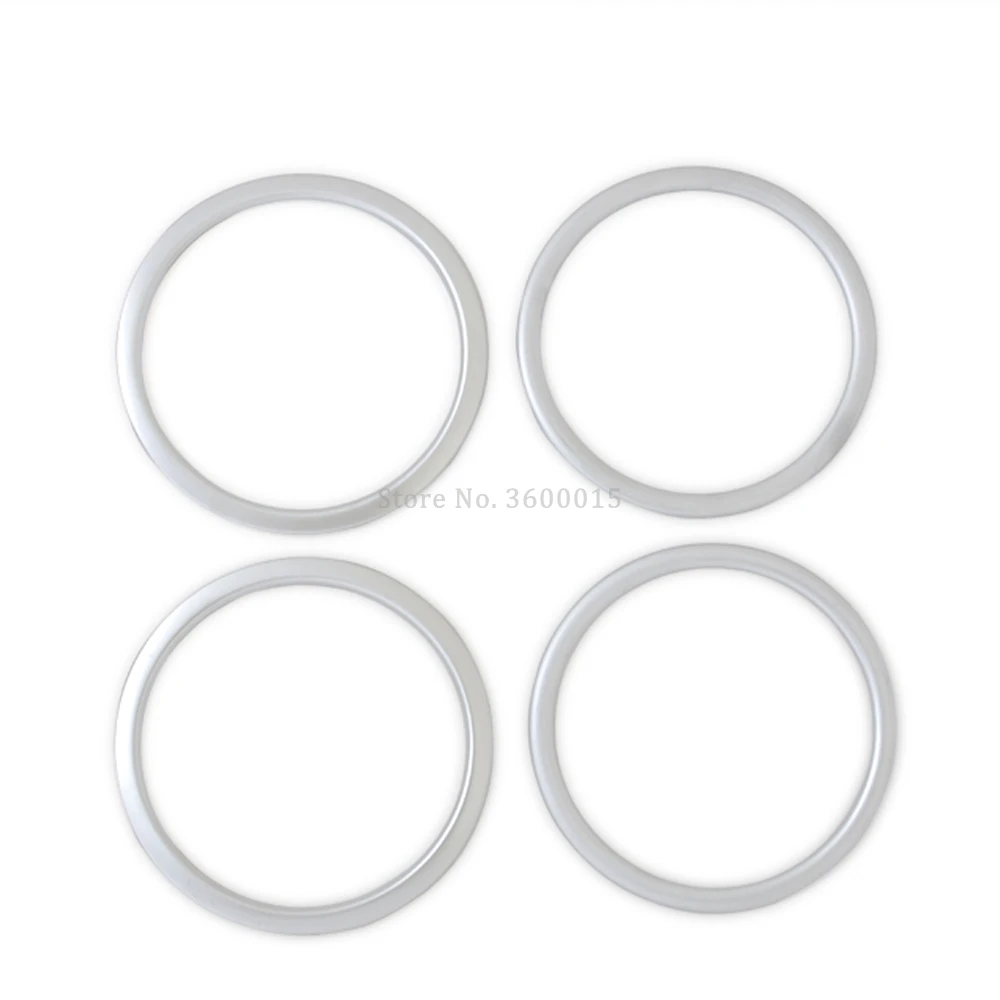 For Nissan Qashqai 2014 2015 2016 2017 2018 Interior Accessories ABS Chrome Audio Ring Loudspeaker Cover Decorative Trim Molding |