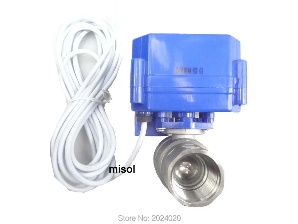 10 шт моторизованный шаровой клапан 3/4 &quotNPT DN20 2 способа 12VDC CR04 электрический из