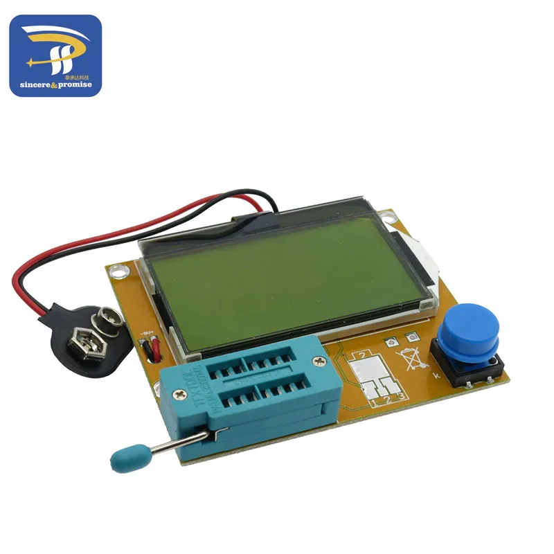 Mega328 M328 LCR T4 ESR Meter светодиодный тестер транзисторов диодов триодов Емкость MOS