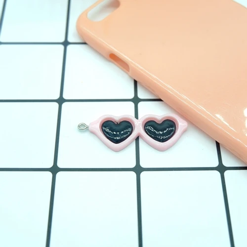 5 Смола очки солнцезащитные очки Подвески для DIY украшения ожерелье серьги брелок для изготовления украшений вручную украшения мини - Окраска металла: 5