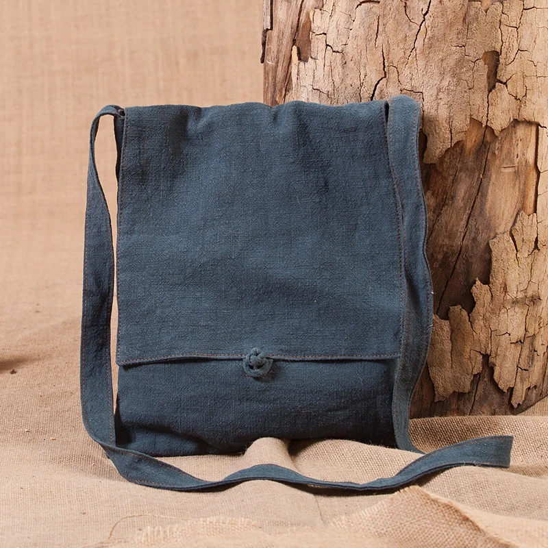 Женская сумка мессенджер на одно плечо маленькие тканевые сумочки через