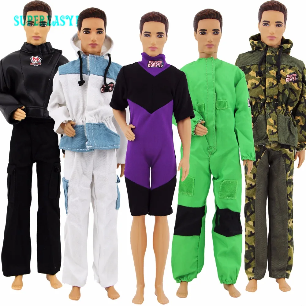 5 комплектов случайный наряд смешанные стили Мужская одежда повседневная для