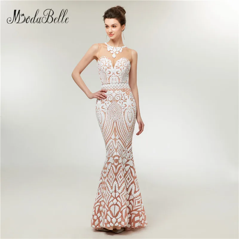 modabelle Romantic Sequin Prom Dress Mermaid Mezuniyet Balosu Elbiseleri Fast Shipping Sparkly Long Evening Gowns 2018 | Свадьбы и