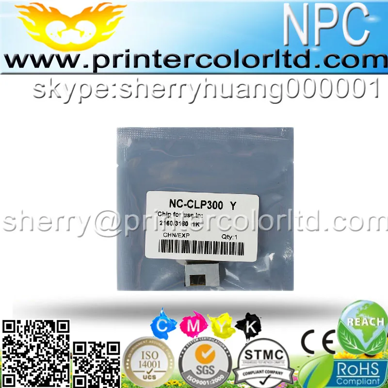 Совместимый для Samsung CLP K300S 2160 3160FN 3160N тонер чипы 300 K/C/M/Y чип resetter EUR|toner chips|chip tonertoner |
