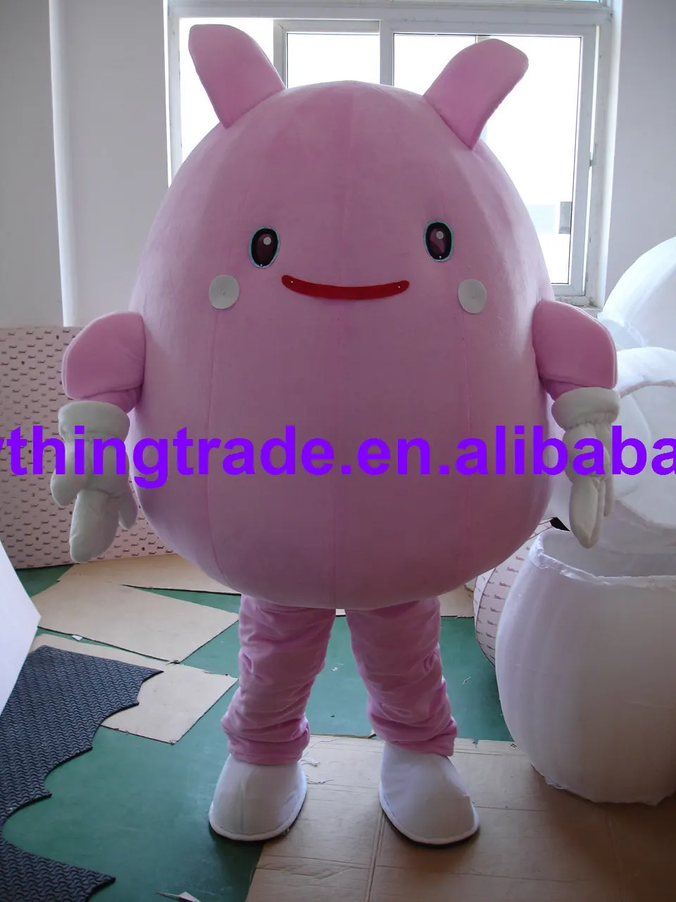 New arrival 2014 Adult lovely pink doll mascot fancy dress costumes Halloween cartoon party | Тематическая одежда и