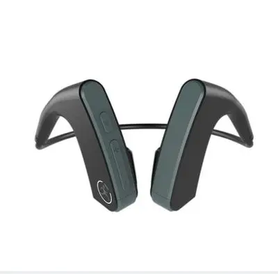 Серый Новейший APT-X костной проводимости HIFI Bluetooth MP3 плеер уличные спортивные наушники USB MP3 Музыкальные плееры Bluetooth 4,1 - Цвет: Серый
