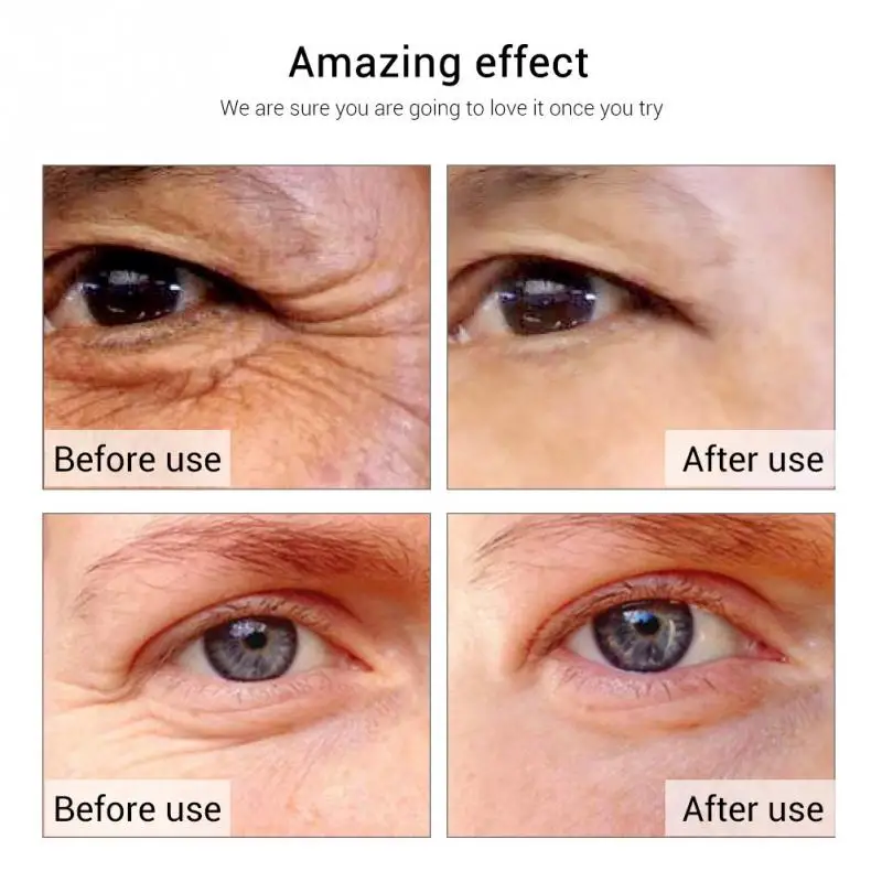 Новый 24 К золото пептид морщин глаз Ампуле Capsule Сыворотки Anti Aging тонких линий