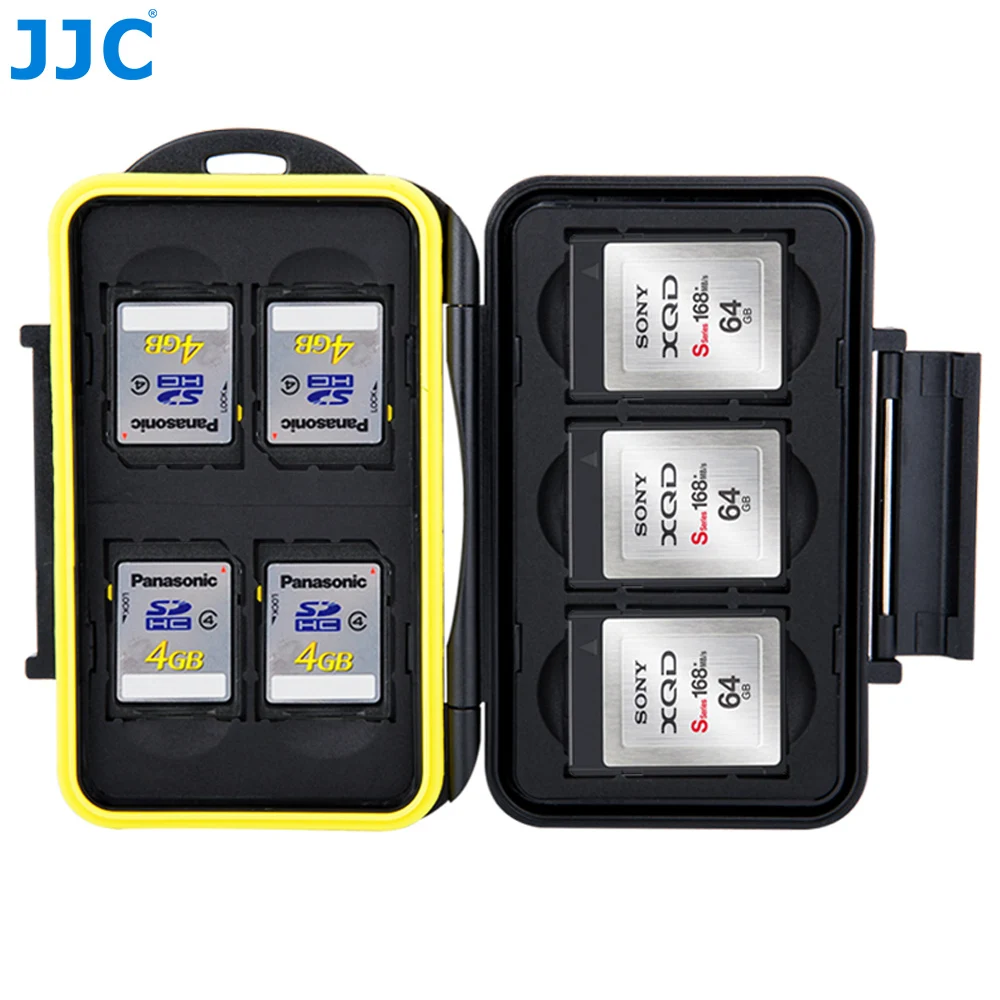 JJC камера dslr карта памяти чехол водостойкий SD XQD коробка для хранения для Canon Eos M10/1300d/Nikon D5300/sony A5000/A5100A6000