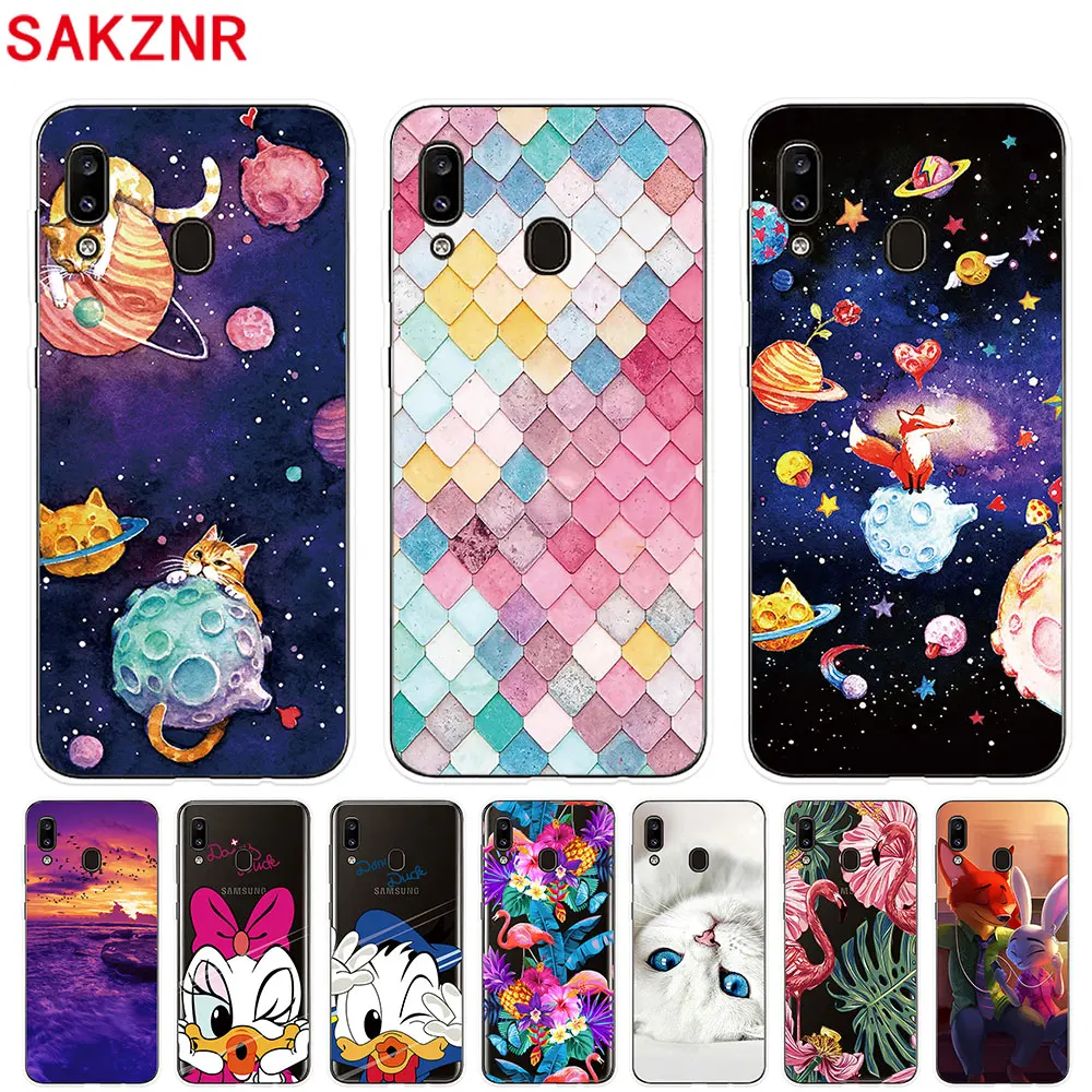 Чехол для samsung Galaxy A20 A30 силиконовый чехол Soft Shell защитный |