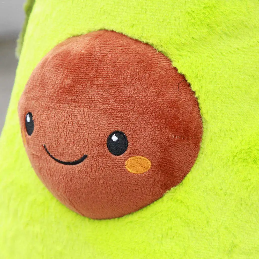 Большая плюшевая подушка в форме авокадо игрушка виде фруктов для сна милая