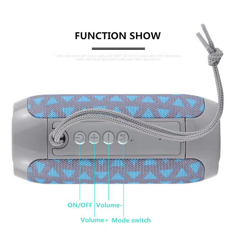 Bluetooth динамик TG117 двойной рог Мини Открытый Портативный водонепроницаемый