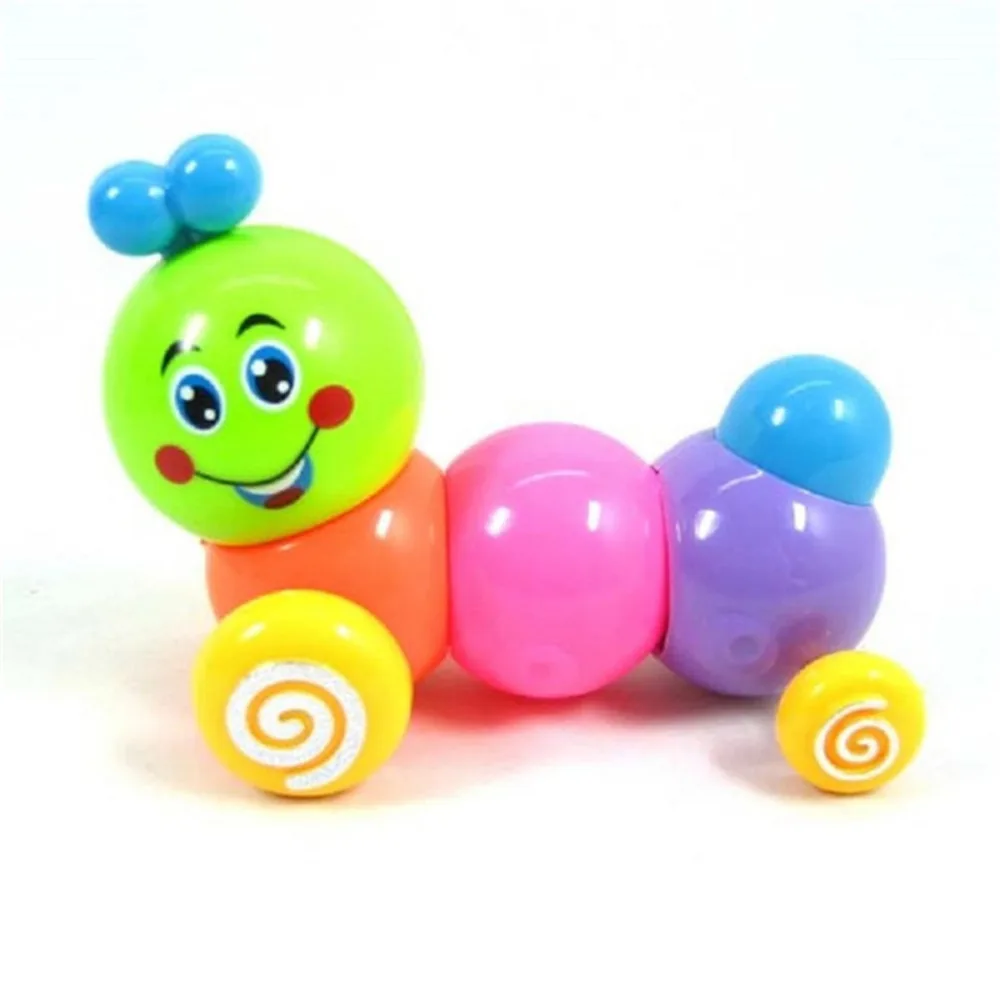 Cute Cartoon Caterpillar Wind Up Toys Running Clockwork Classic Toy Newborn Spring Random Color | Игрушки и хобби