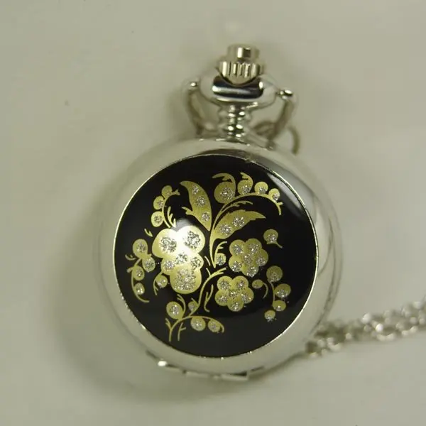 Ожерелье с подвеской в виде золотого цветка для мужчин и женщин wp449 2012|necklace watch