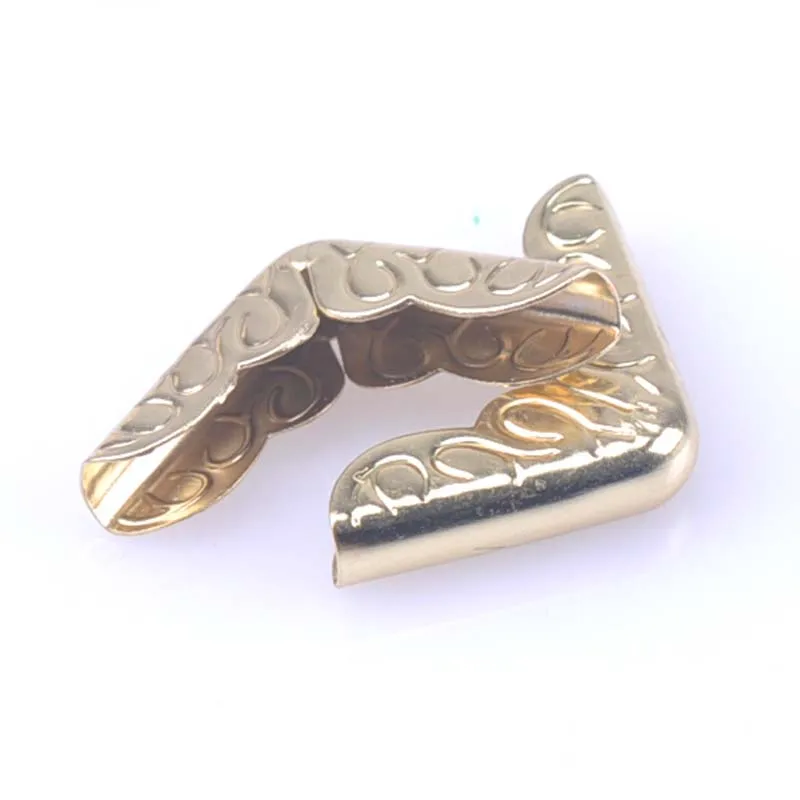 40 шт. золотые металлические уголки для книг трехсторонние папки альбомов и меню