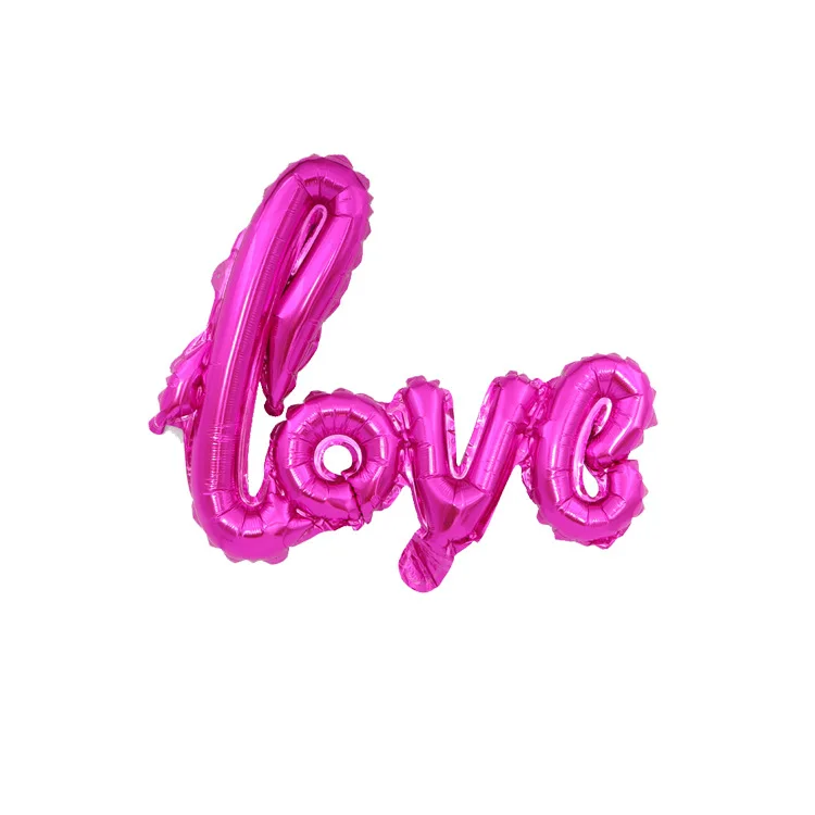 Алюминиевые Воздушные шары LOVE фольгированные гелиевые украшение для дня