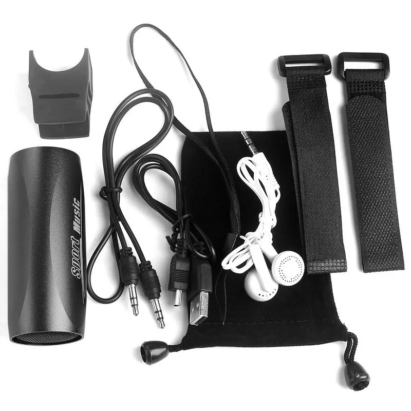 4 цветов для выбора мини спорт велосипед FM радио микро-tf SD / mp3-плеер спикер музыки |