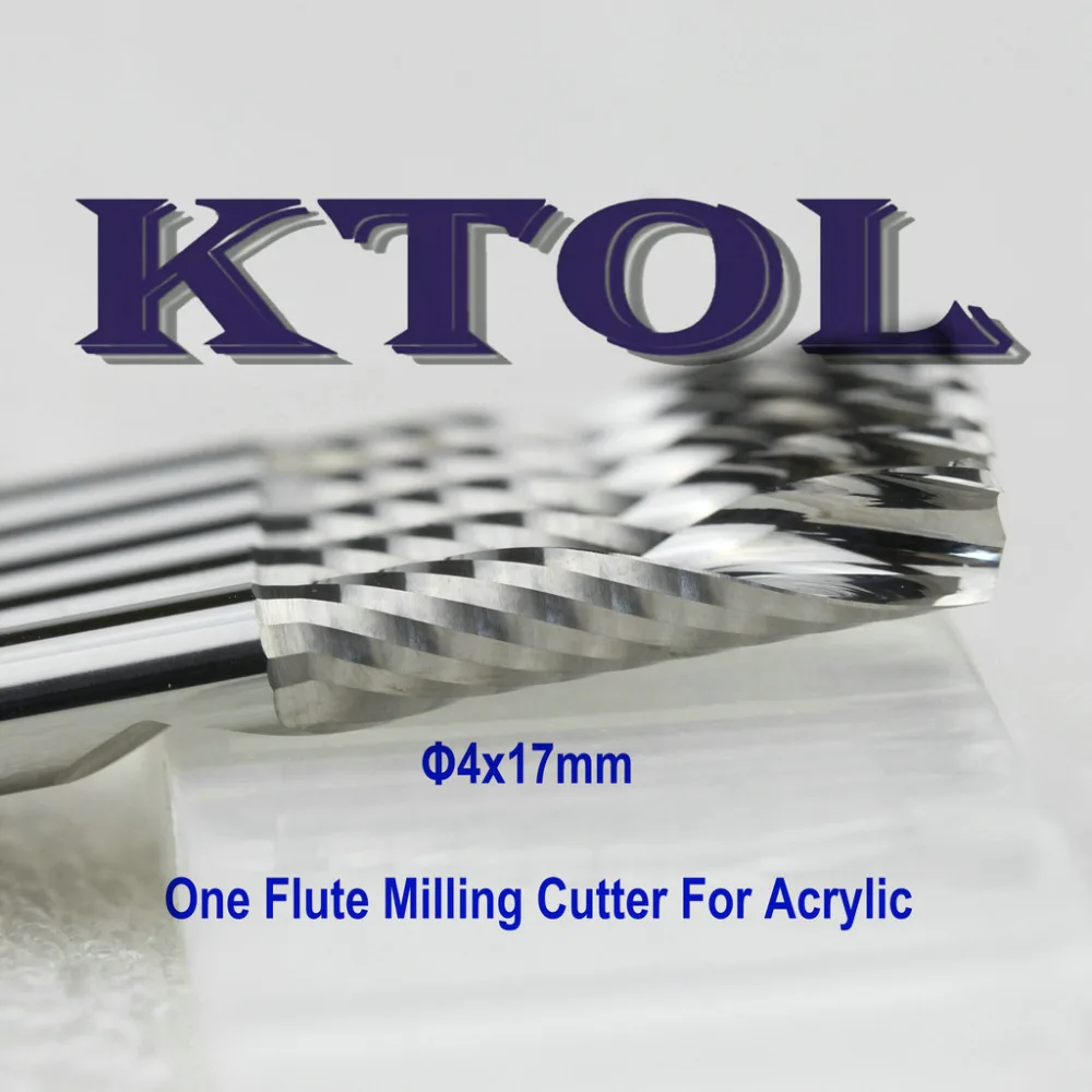 

Горячая Распродажа, фрезерные Фрезы с ЧПУ для дерева, акрила, 10 шт., 4*17 мм, одноконцевая фреза, вольфрамовые твердосплавные фрезы, инструмент...