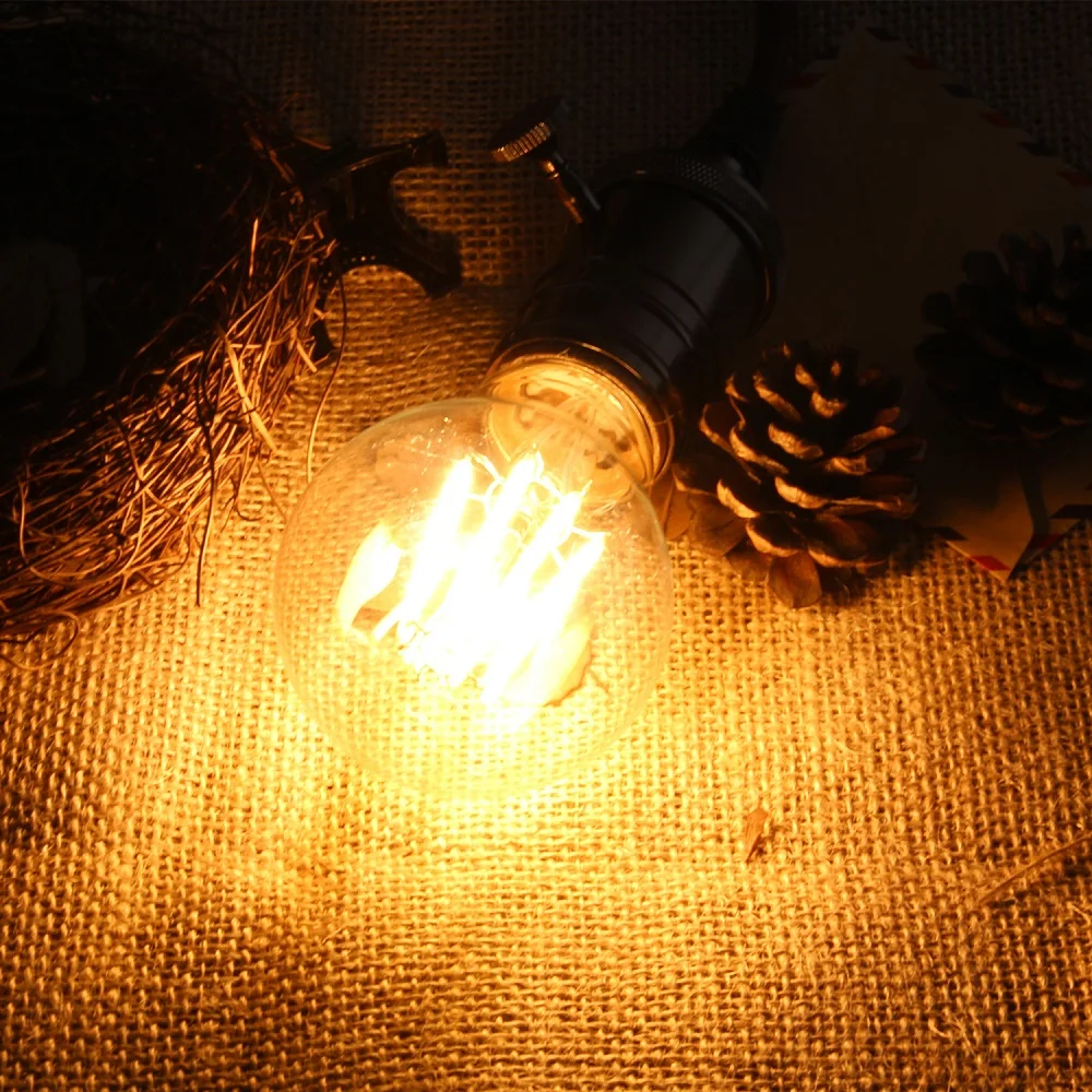 

Retro LED Filament Light Dimmable E14 E27 G45 A60 Globe Bulb 1W 2W 4W 8W 10W Edison Vintage Ampoule Lamp 220V indoor Lighting