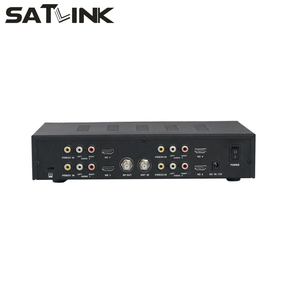 4-х дорожный модулятор SATLINK WS-7990 DVB-T MPEG4 HD 1080P | Электроника