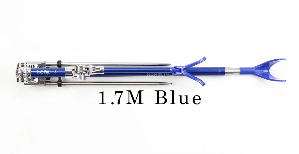 1.7M-Blue JOSBY 1,7 м 2,1 м 2,3 м портативный выдвижной складной держатель для удочки из нержавеющей стали 5 цветов телескопический держатель для удочки - Цвет: 1.7M-Blue