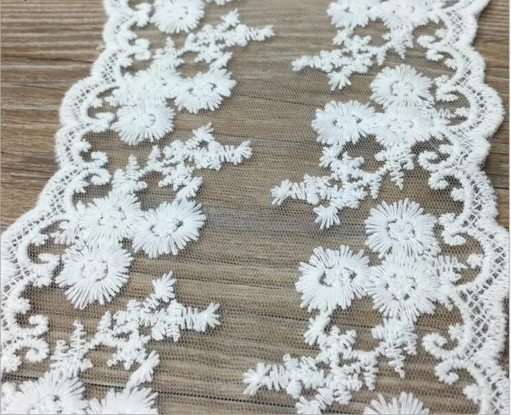 Wholesale price 11.5cm width 30yards/pack Small flower lace trim embroidery trimming Free shipping | Дом и сад