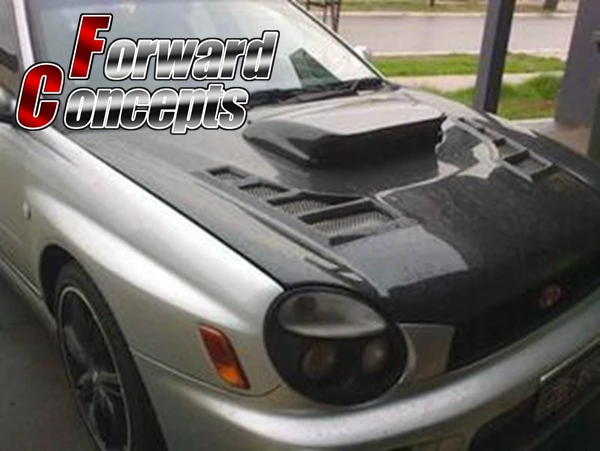 Впускной клапан для углеродного волокна 02 03 IMPREZA GDB GDA GG WRX STi|scoop|scoop bonnet |