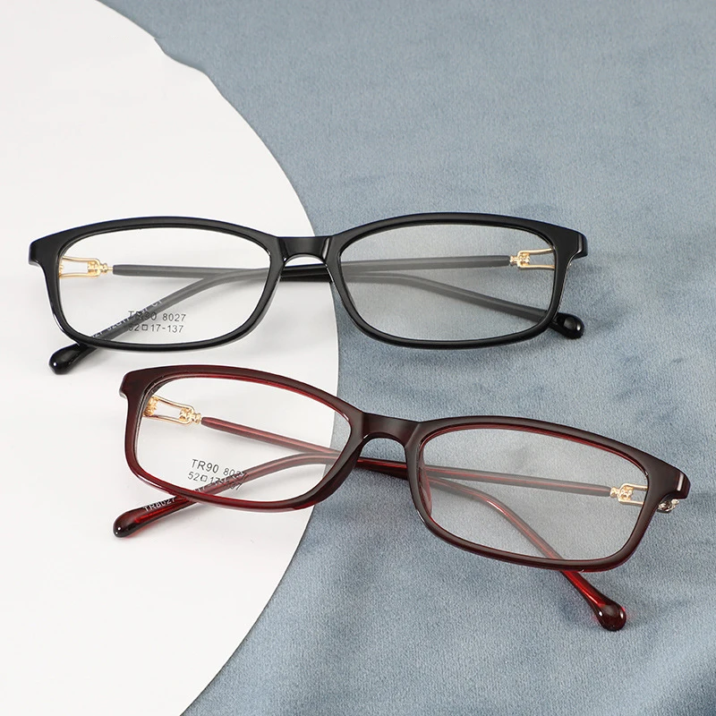 Новые металлические аксессуары плоское зеркало TR90 оправа для очков ретро