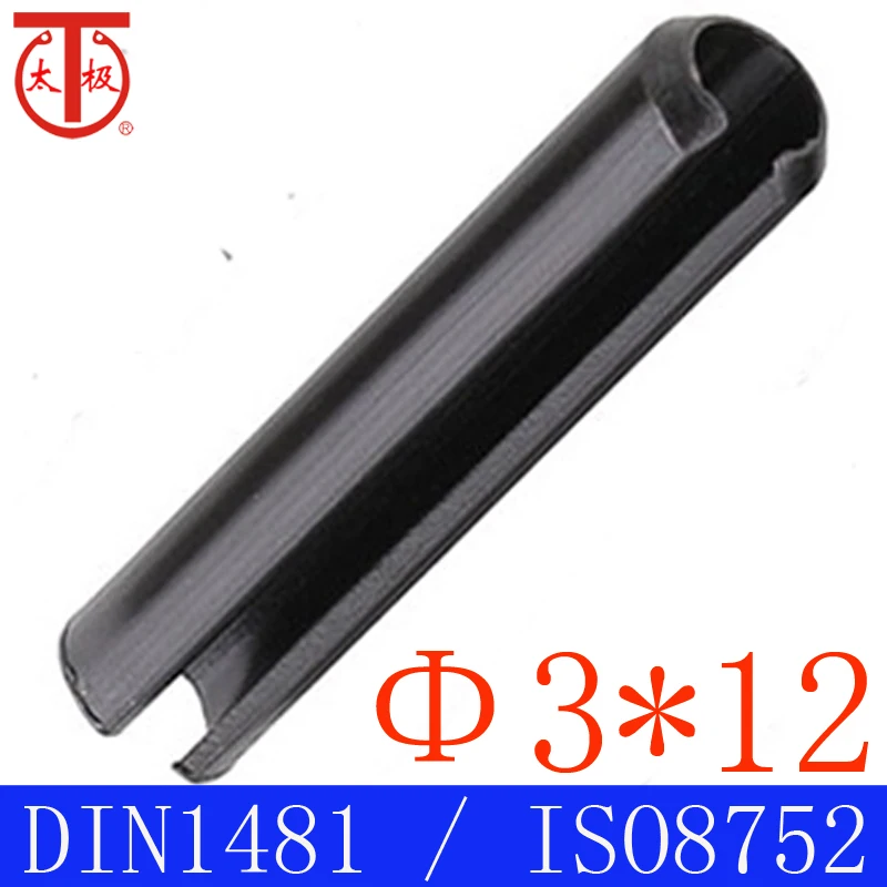 (3*12)DIN1481 / ISO8752 пружинный штифт/шлицевый штифт (спиральный штифт) 100 шт./лот|Булавки|