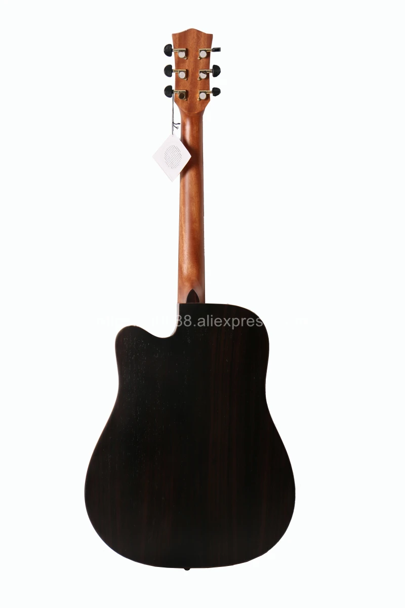 Finlay 41&quot Electric Guitar Solid Spruce Top/Rosewood Body Drawing carving Top guitars china With Hard case Pisces | Спорт и