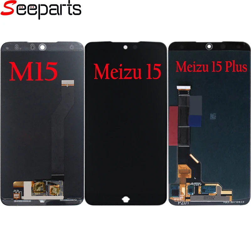 Meizu 15, ЖК-дисплей, сенсорный экран, дигитайзер, панель в сборе, M15, дисплей для Meizu 15 Plus, ЖК-дисплей, полный экран, запасные части