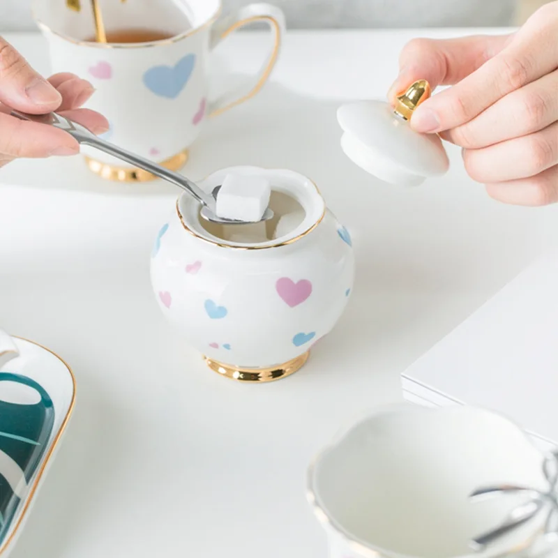 1 шт. скандинавские роскошные фарфоровые кофейные чашки с блюдцем чайный горшок