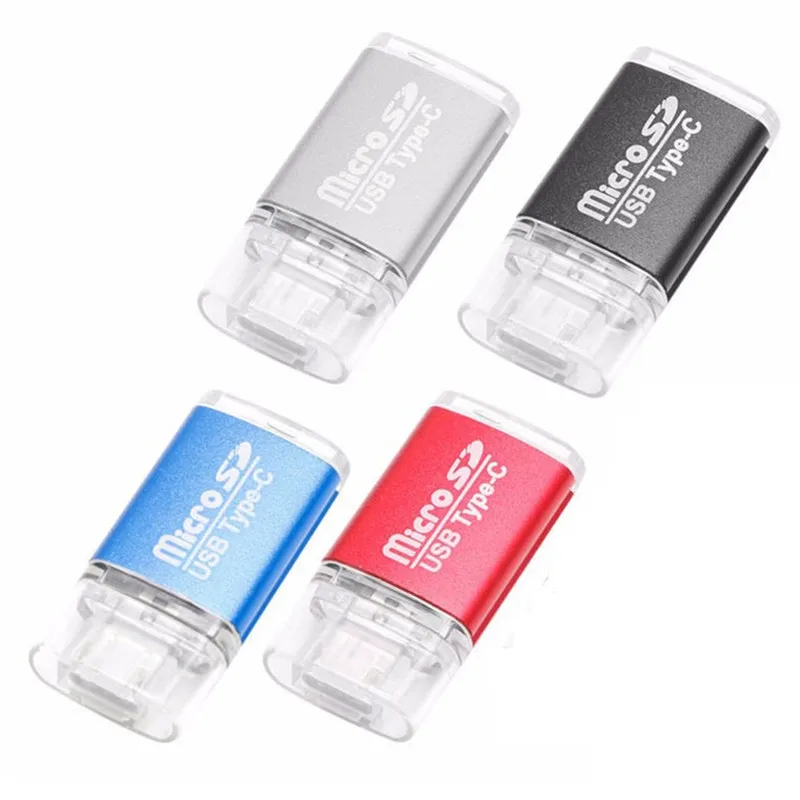 Устройство для чтения карт памяти USB 3 1 TYPE C из алюминиевого сплава