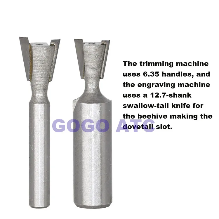 Dovetail slot milling cutter knife diameter9.52-19.05 Woodworking trimming machine head Engraving | Обустройство дома