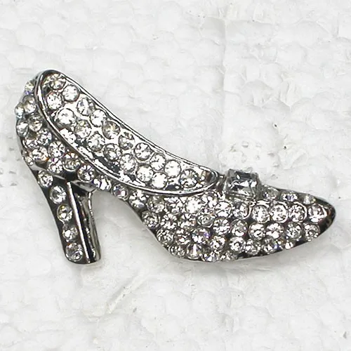 

Clear Rhinestone Shoes Pin brooches Jewelry gift brooch C137 A