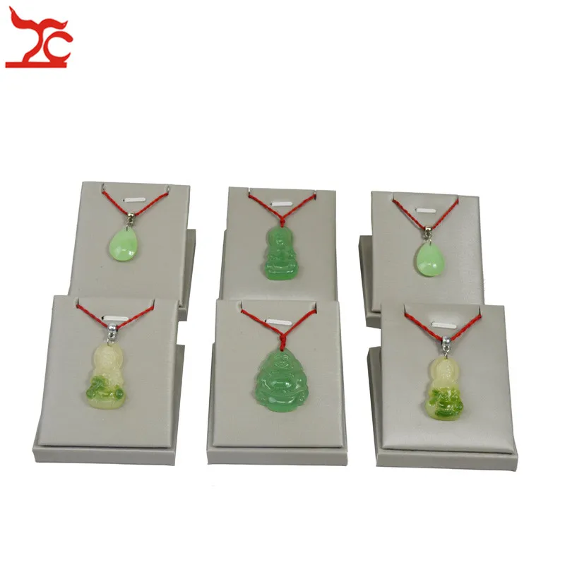 Новое поступление 6 шт. серая стойка для демонстрации ювелирных изделий Модный PU